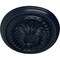 Ekena Millwork Saverne Ceiling Medallion, Hand-Painted Midnight Dream, 18 1/2"W x 13 1/2"H x 1 7/8"P CM18SAMDF - alternate 3